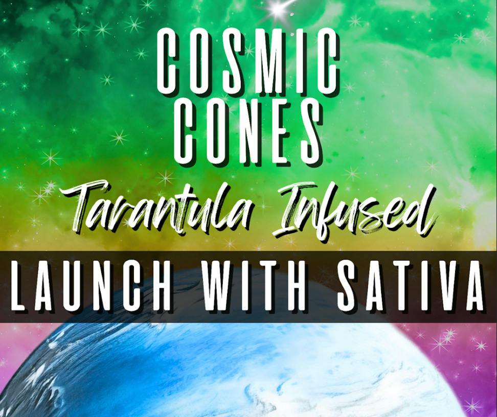 Cosmic Cones | Green Apple | Tarantula Infused Pre-roll