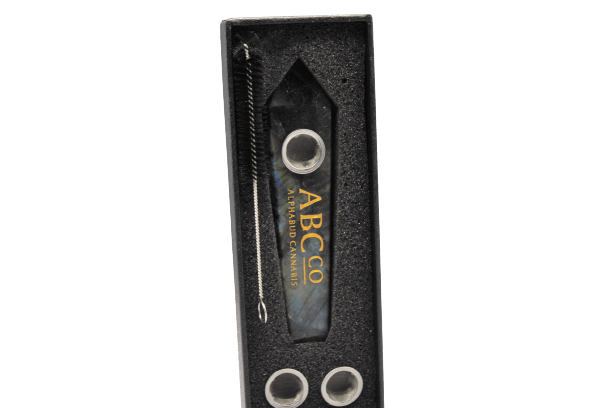 ABC Co- Quartz Crystal Pipe - Blue Sandstone