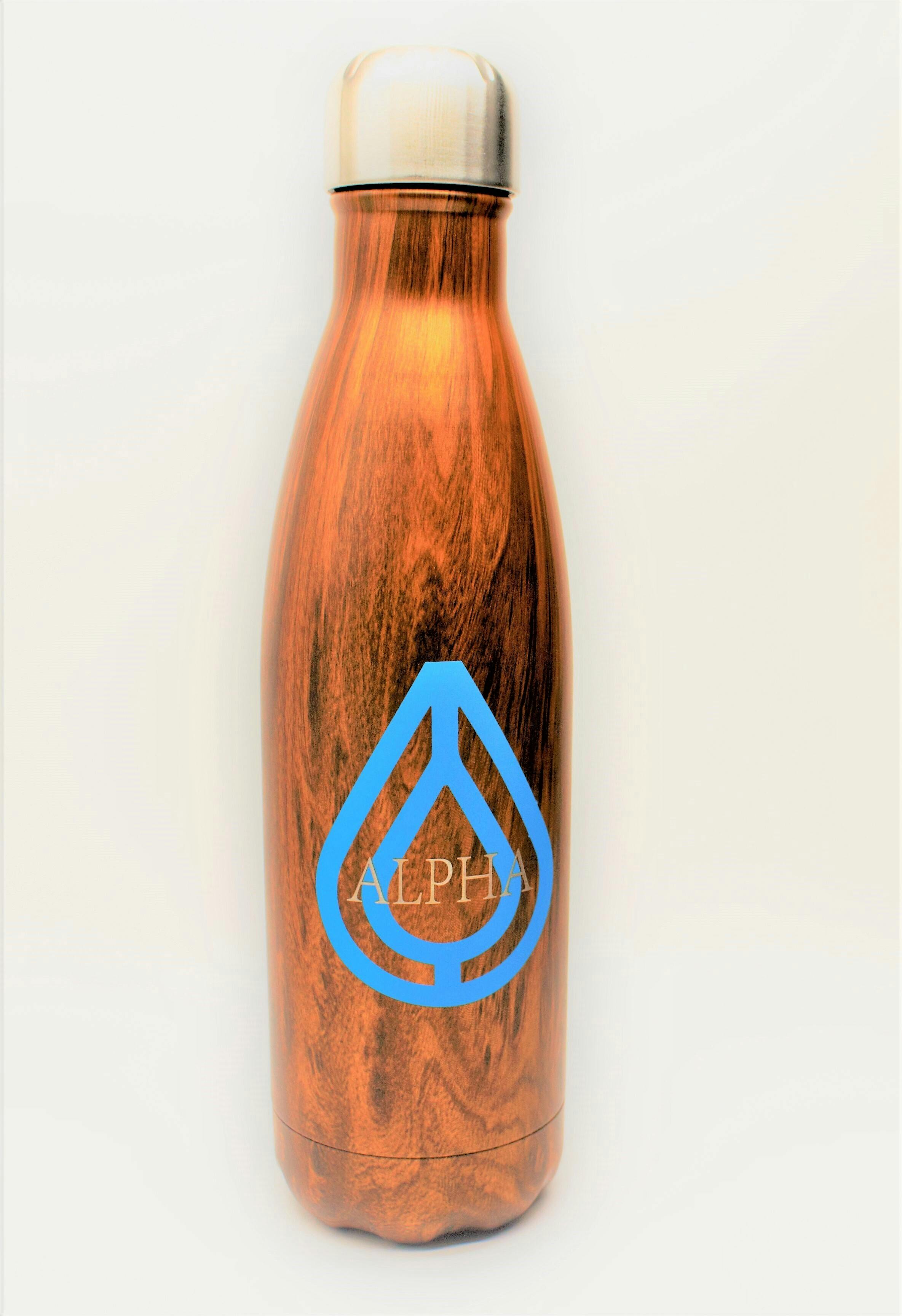 ABC - Lifestyle - Water Bottle - Dark Wood