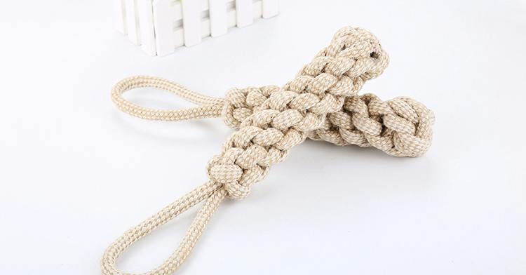 ABC - Lifestyle - Hemp Dog Chew Toy - Braided