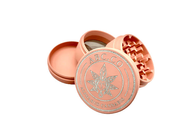 Alphabud Cannabis Company - "CRETA" Grinder - Pink