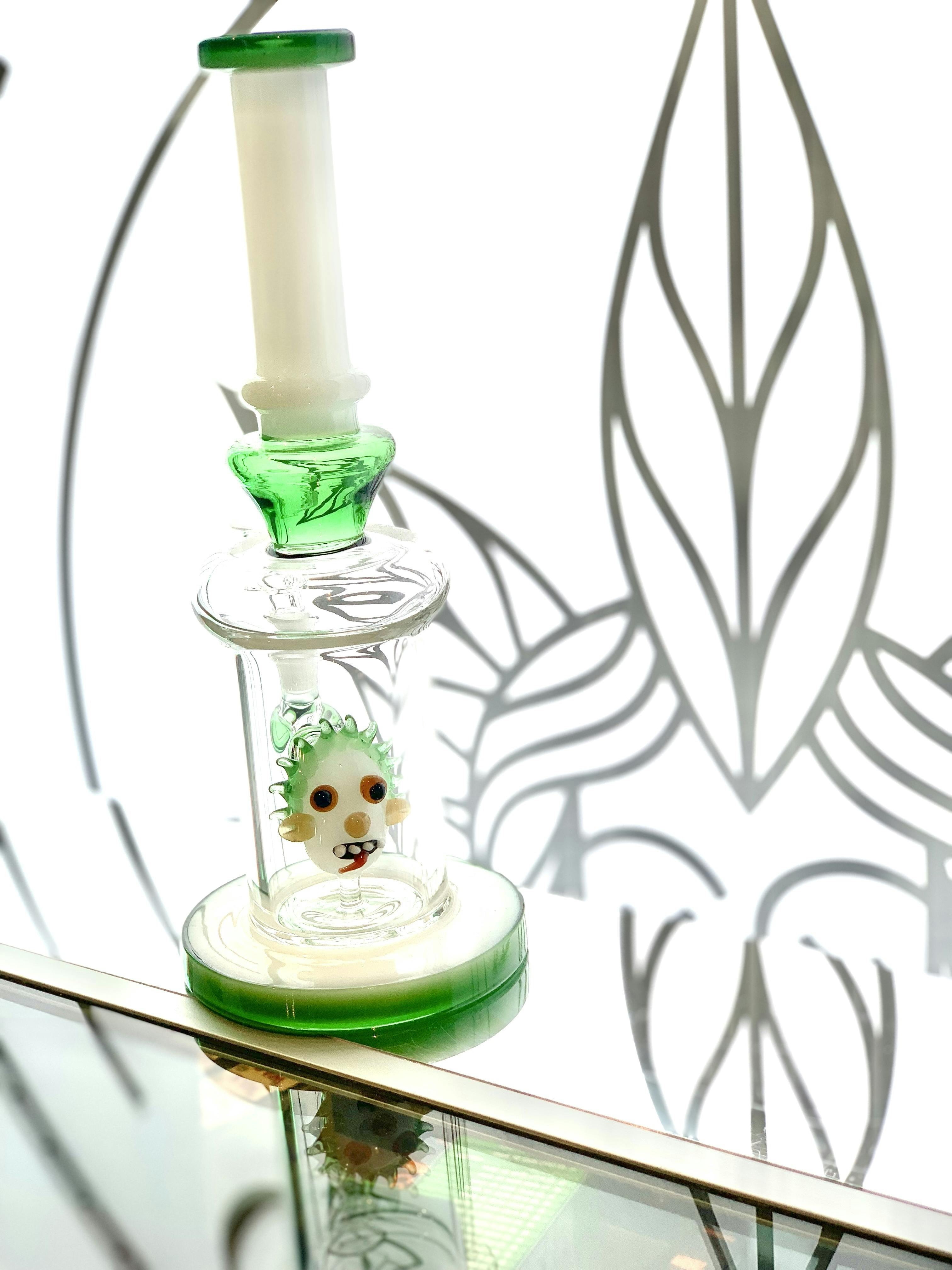 ABC Co x Ourglass - 10" Morty Head/Circle Perc Bong/Rig