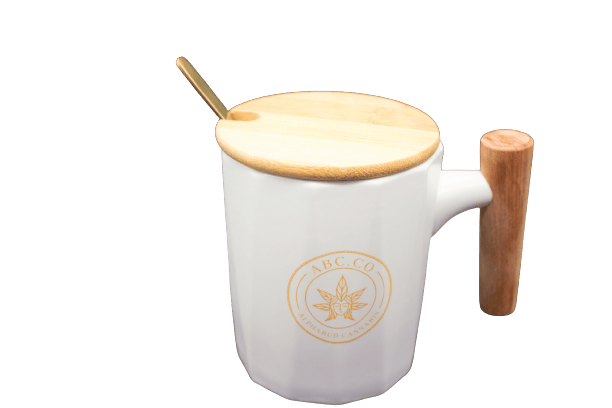 ABC - Lifestyle - Mug, Lid, Spoon - White