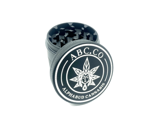 Alphabud Cannabis Company - "CRETA" Grinder - Black