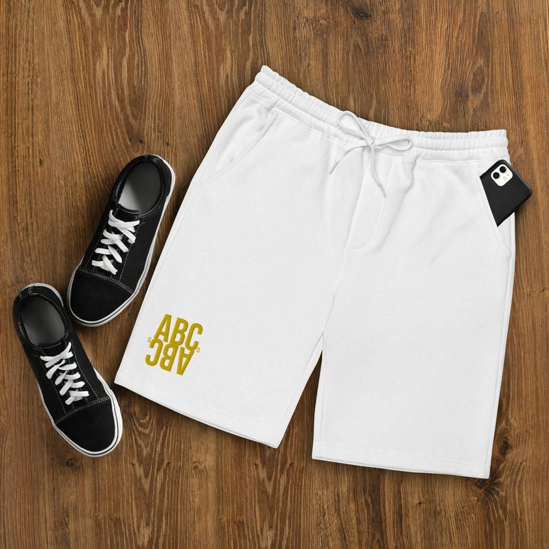 ABC Co - ABC "Flip" Logo Shorts - White, Medium