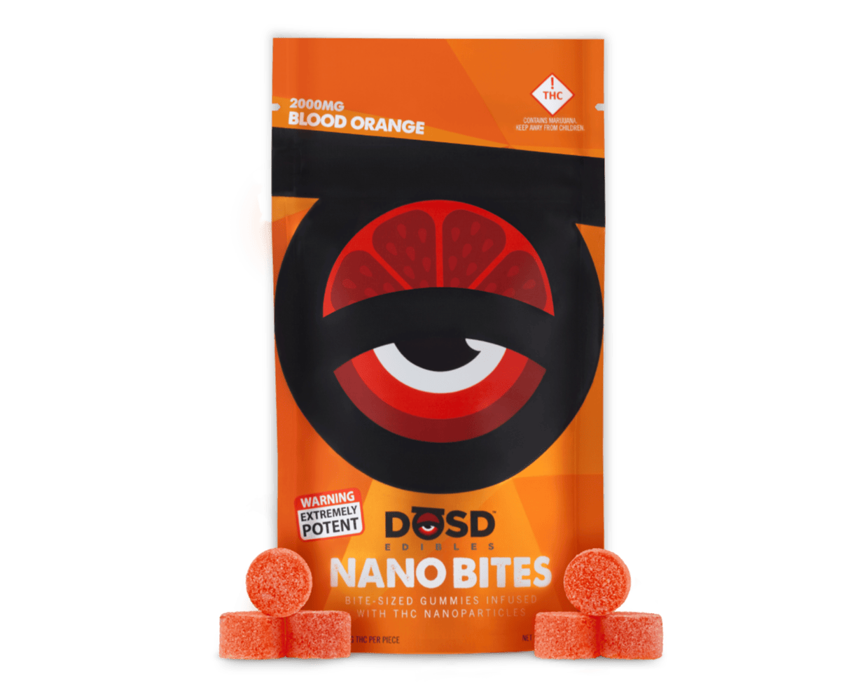 Blood Orange (H) - 2000mg Nano Bites - DOSD cannabis product