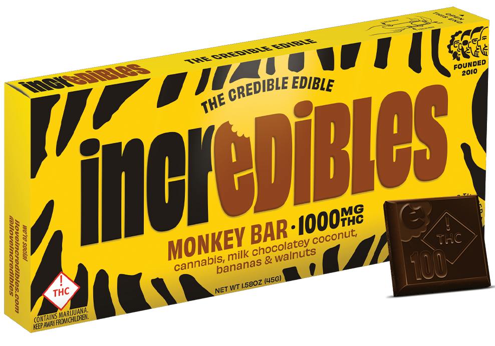 Boulder Bar (H) - 1000mg Chocolate Bar - Incredibles