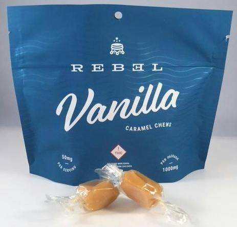 Vanilla (H) - 1000mg Caramels - Rebel
