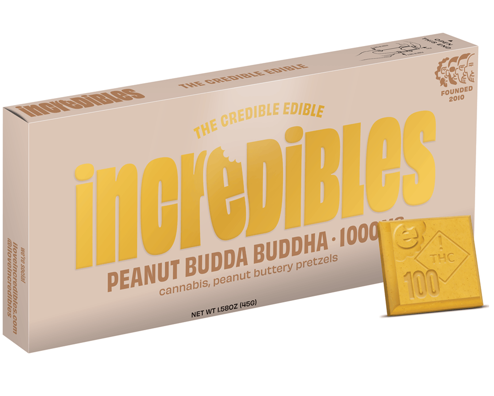 Peanut Budda Buddha (H) - 1000mg Chocolate Bar - Incredibles