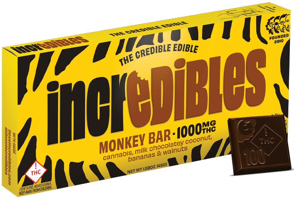 Mile Highest Mint (H) - 1000mg Chocolate Bar - Incredibles