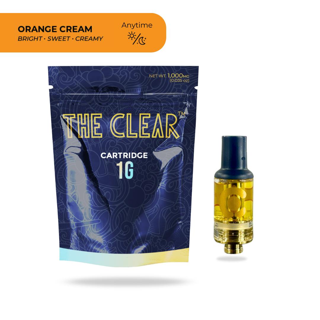 Orange Cream (S/H) - 1g Elite Cartridge - The Clear