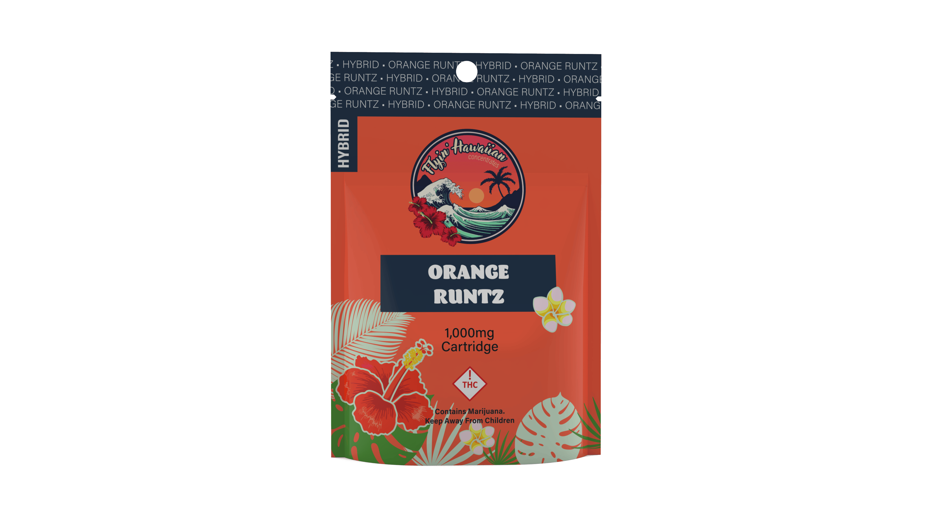 Orange Runtz (H) - 1g Cartridge - Flyin' Hawaiian