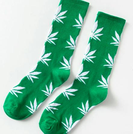 Weed Leaf Socks - Accessories - One Size