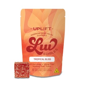 LUV Edible Uplift Gummies Tropical Bliss 10pk