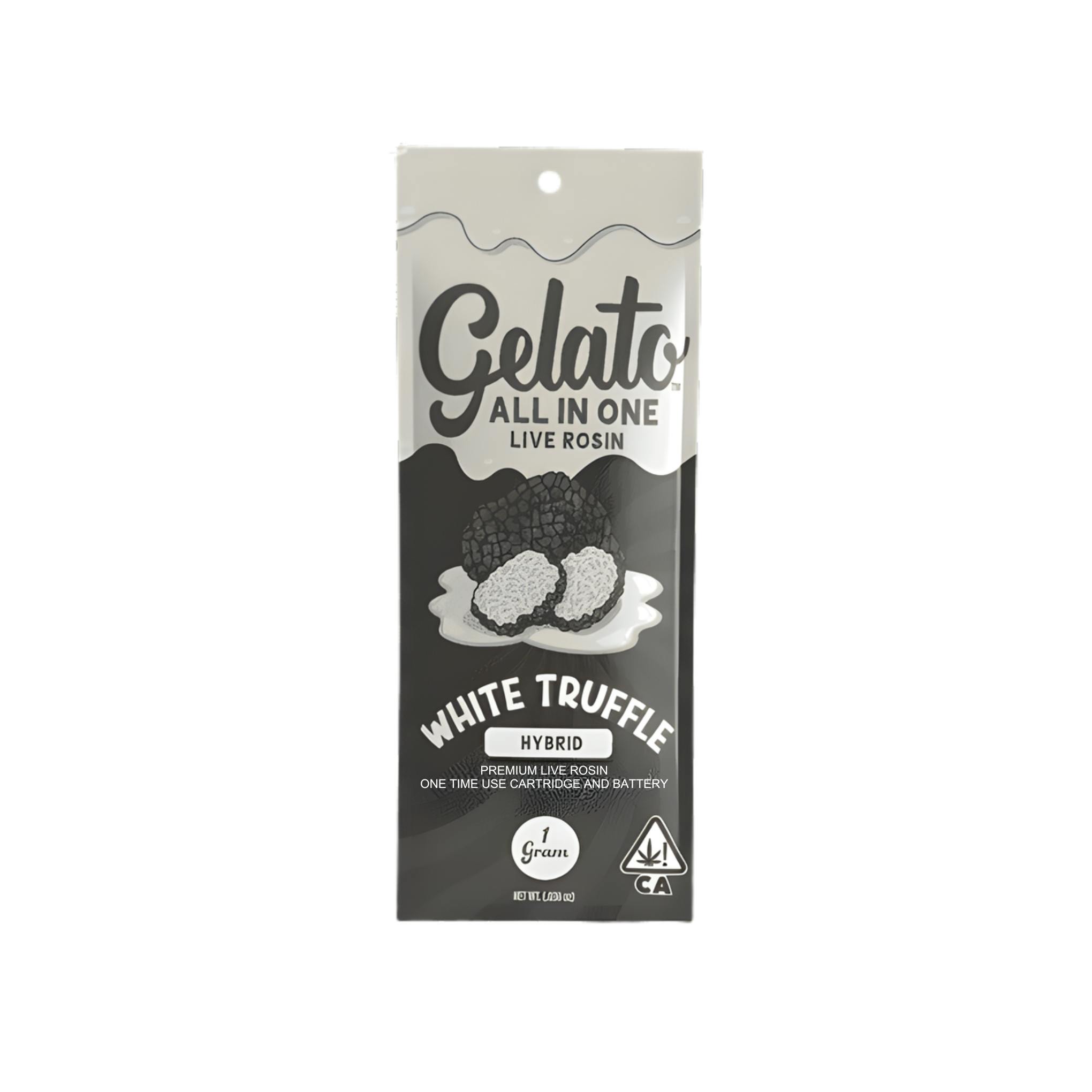 Gelato | AIO Vape | 1g | Live Rosin | White Truffle