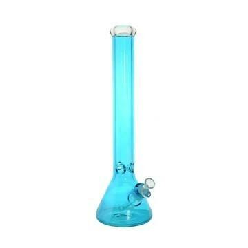 West Coast Bo18" Tall Blue Day Glow Beaker Tubengs