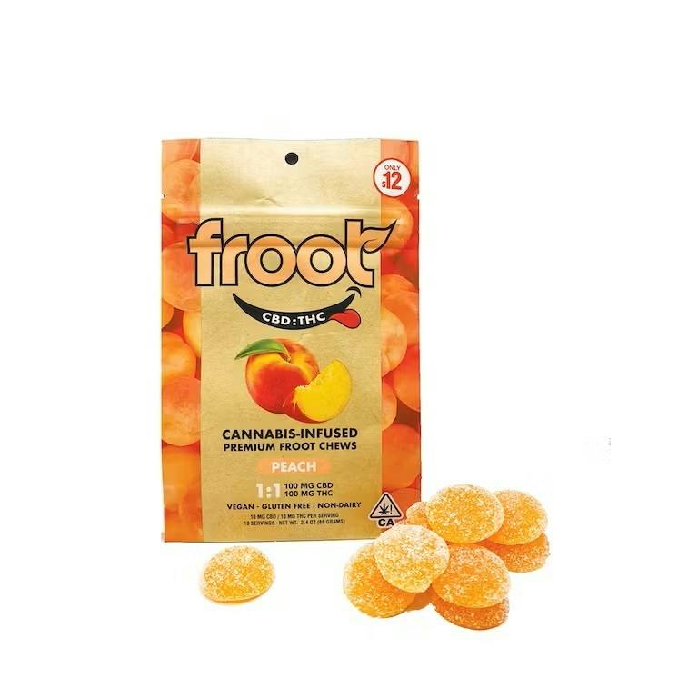 Froot - 1:1 THC:CBG Gummies - Pear