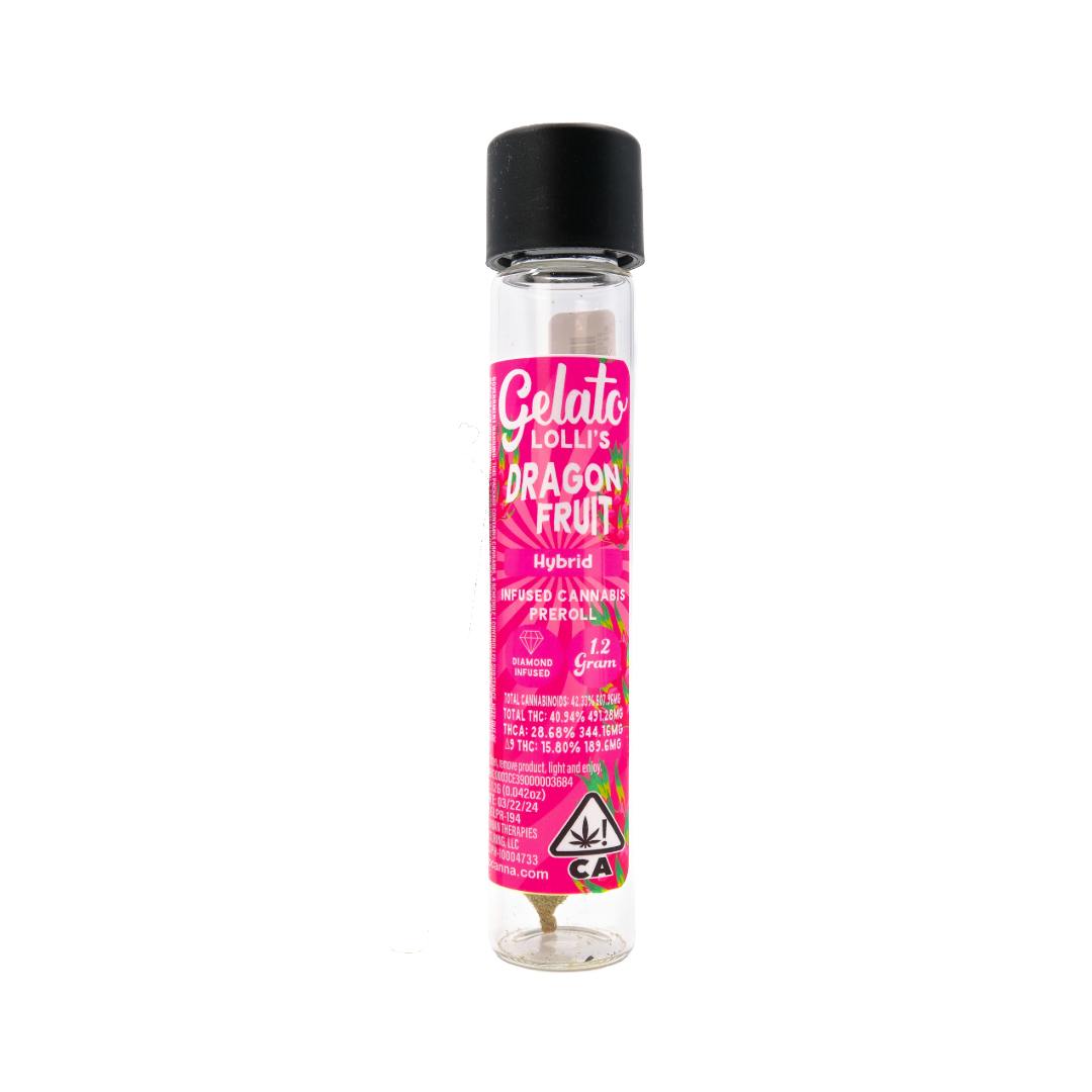 Gelato - 1.2g Infused Preroll - Dragon Fruit