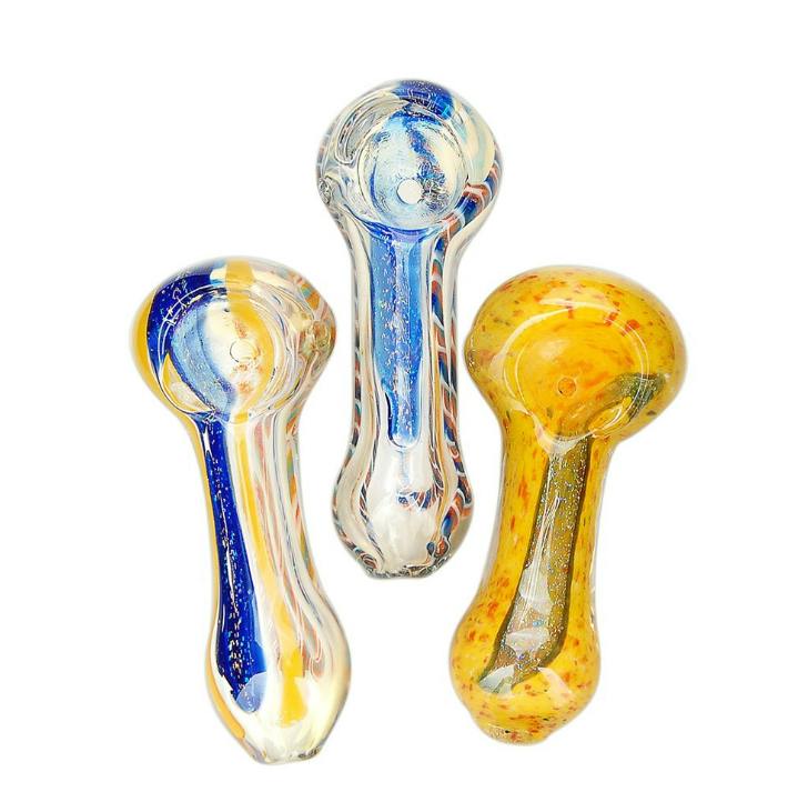 3.5" Assorted Design Glass Pipes