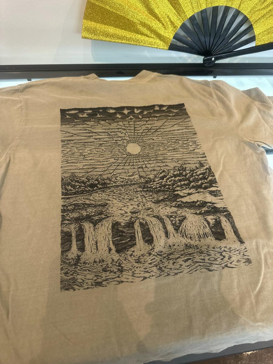 Helios Green (with black back) Tee
