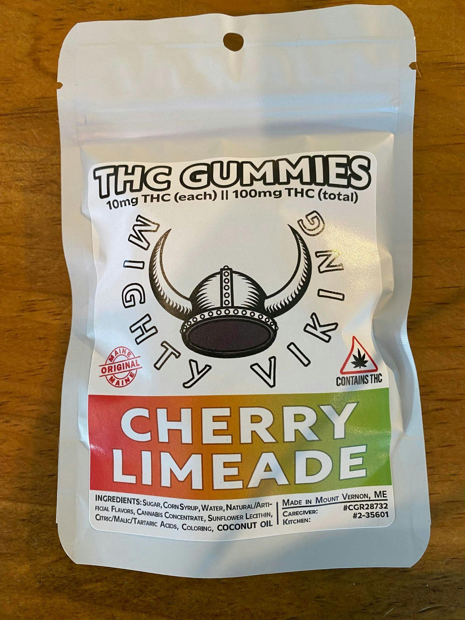 THC Distillate Gummies-Cherry Limeade