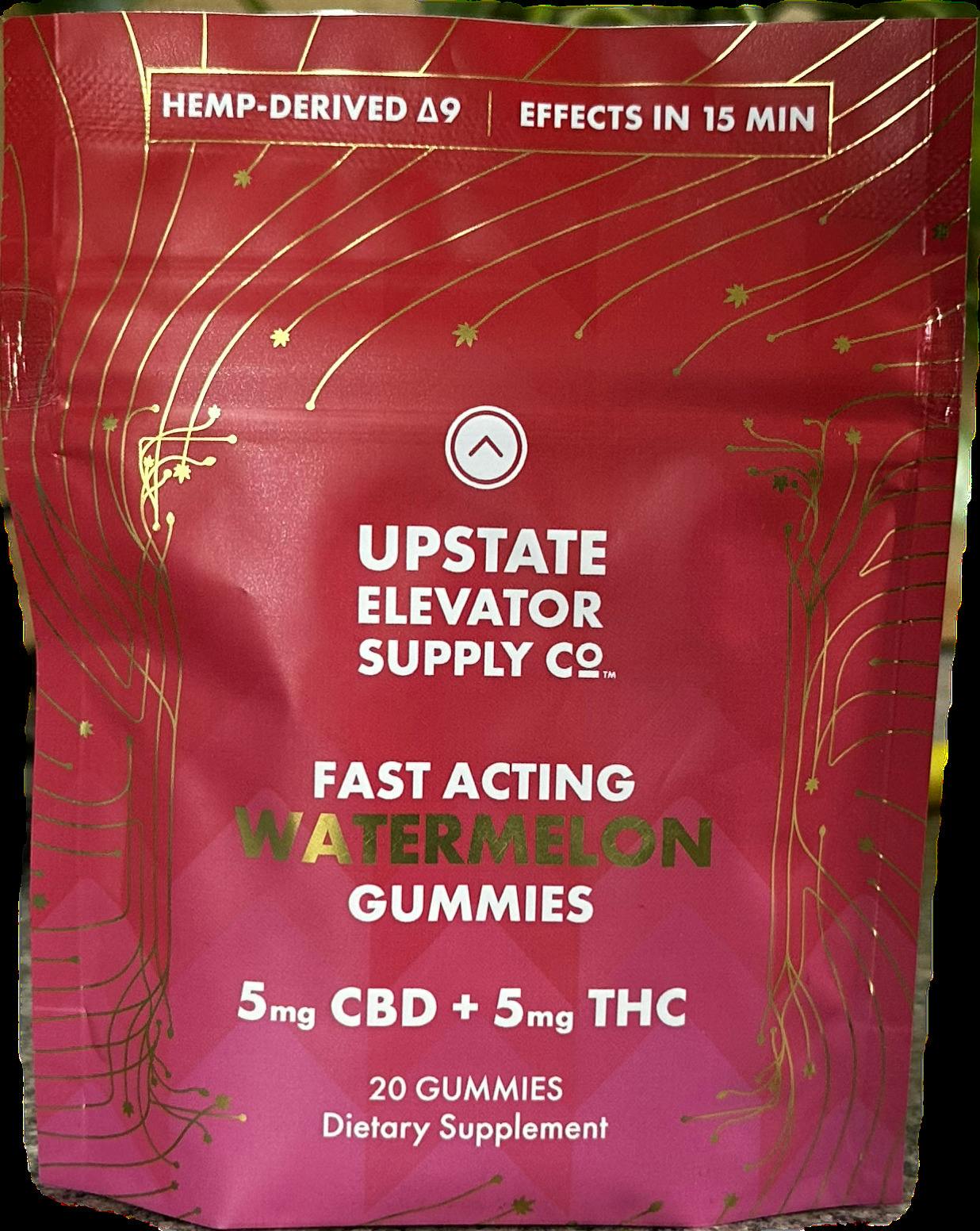 Upstate Elevator Supply Co. - CBD Gummies 5:5 - Watermelon