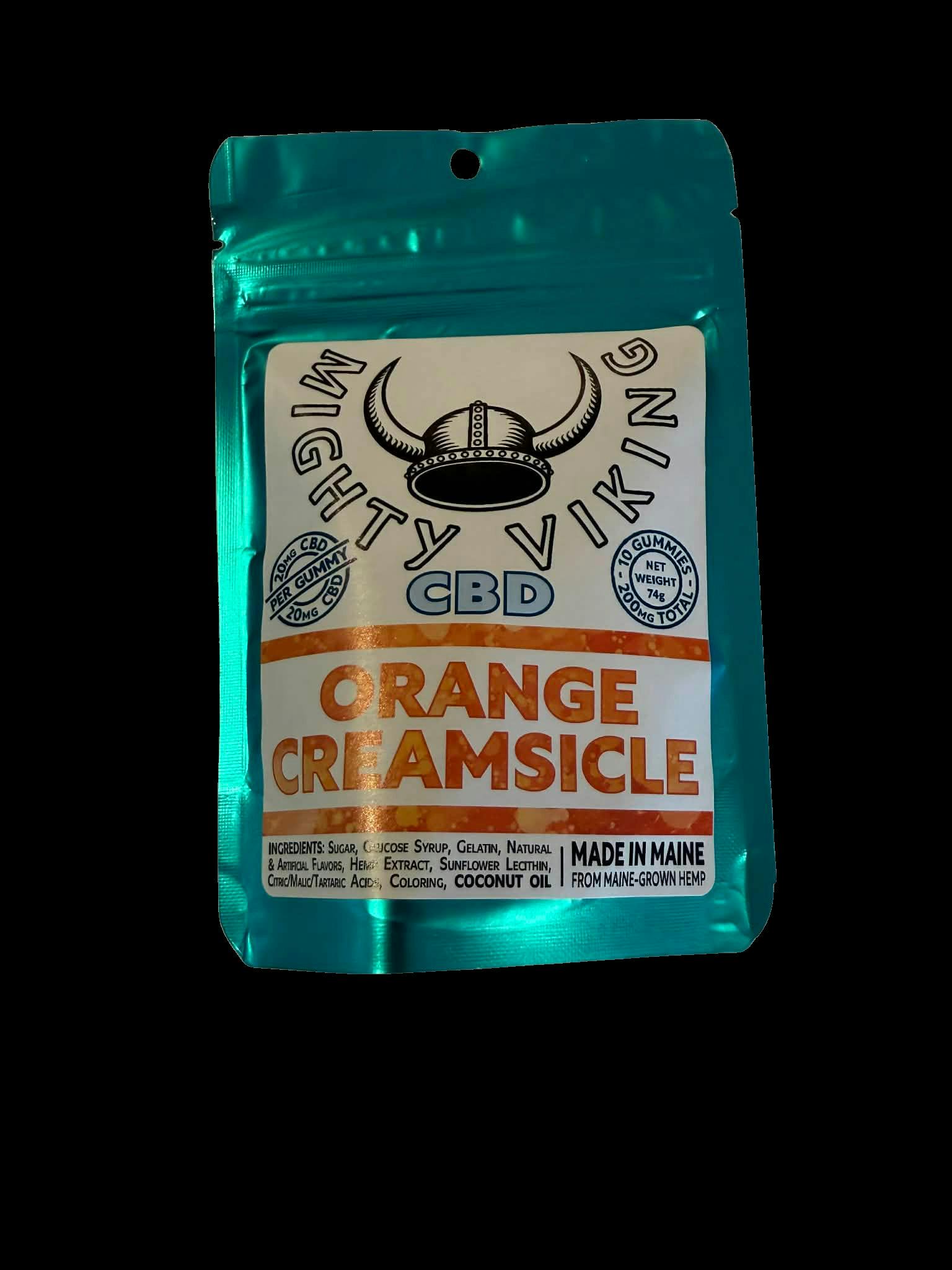 Mighty Viking CBD Gummies - Orange Creamsicle
