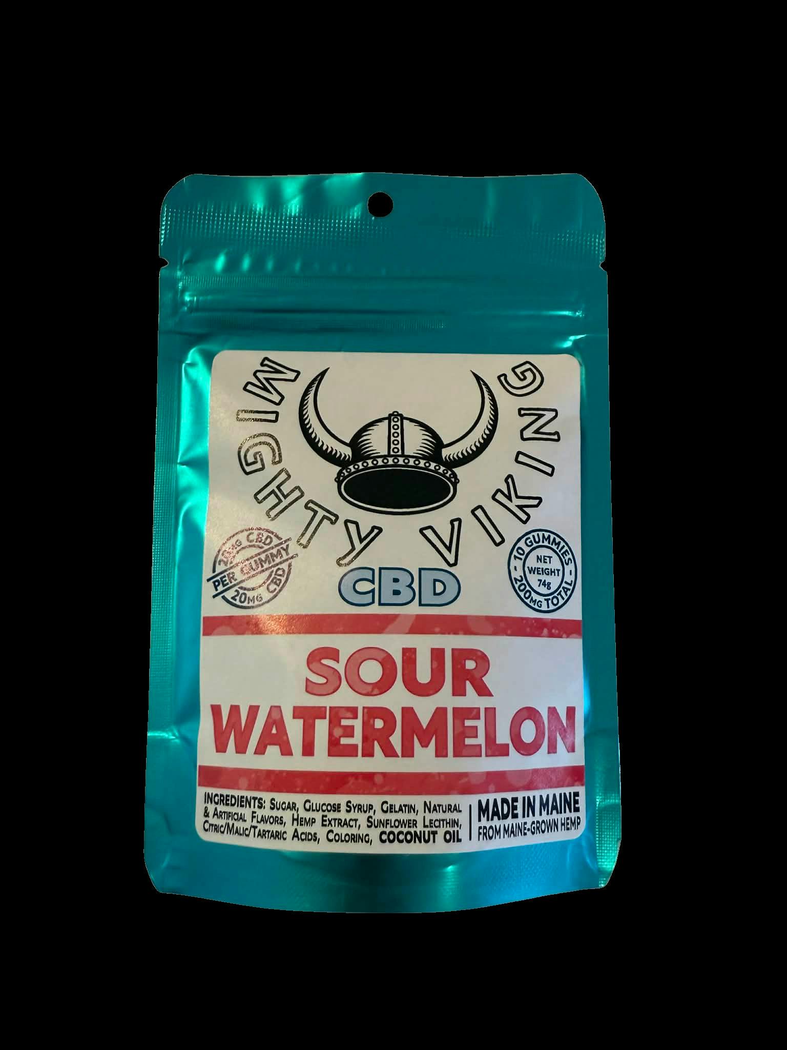 Mighty Viking CBD Gummies - Sour Watermelon