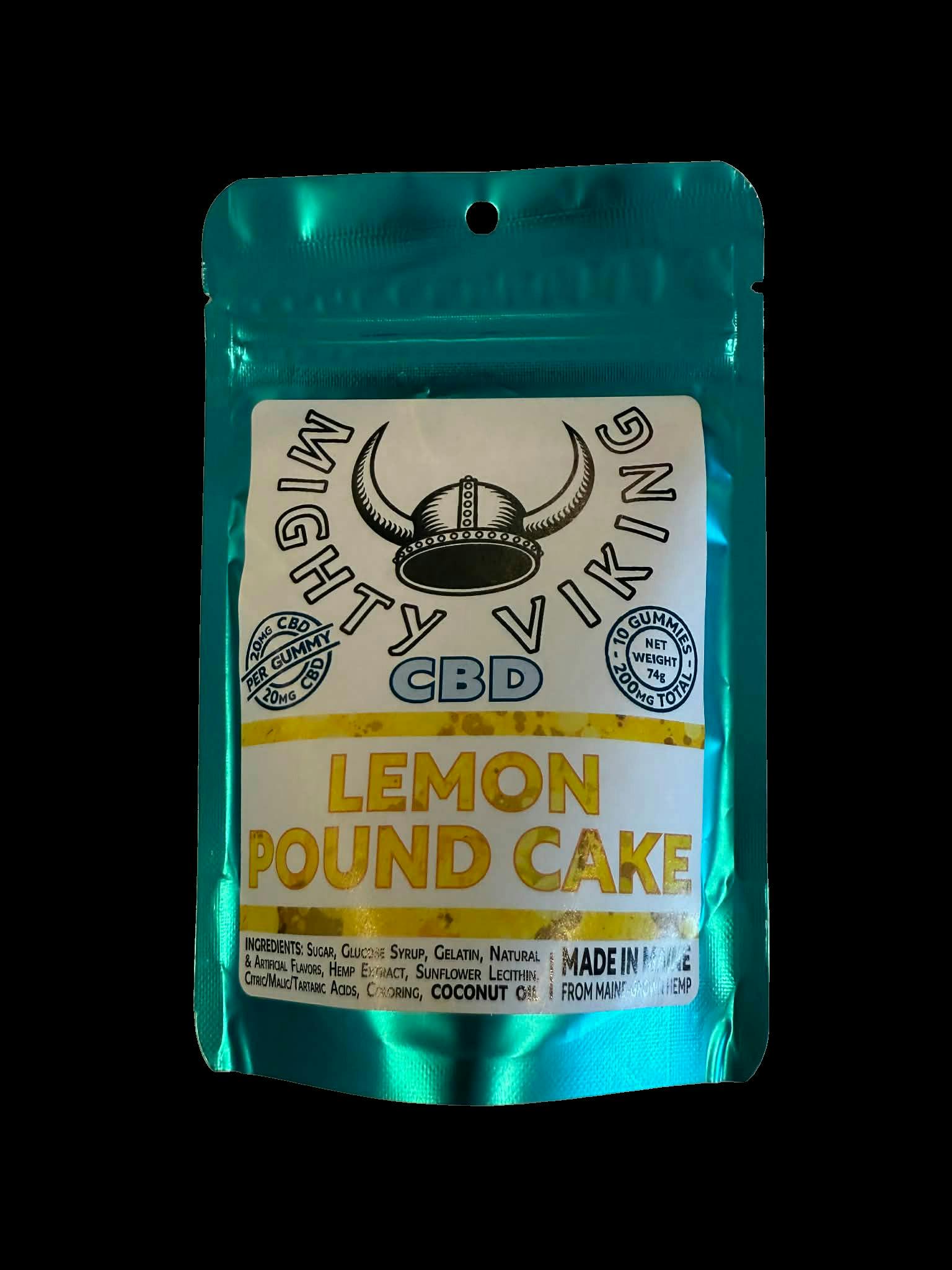 Mighty Viking CBD Gummies - Lemon Pound Cake