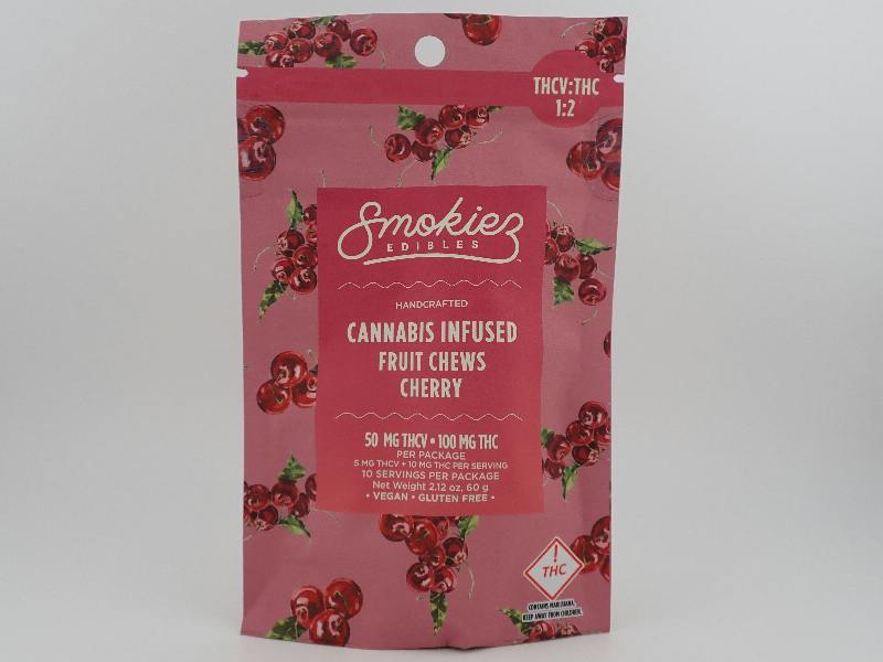 Cherry THCV:THC 1:2 Fruit Chews - 50 mg THCV:100mg THC