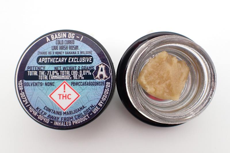 A Basin OG Live Hash Rosin - I 2G