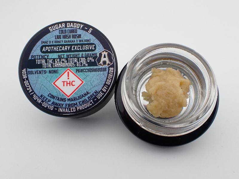 Sugar Daddy Live Hash Rosin - S 2G