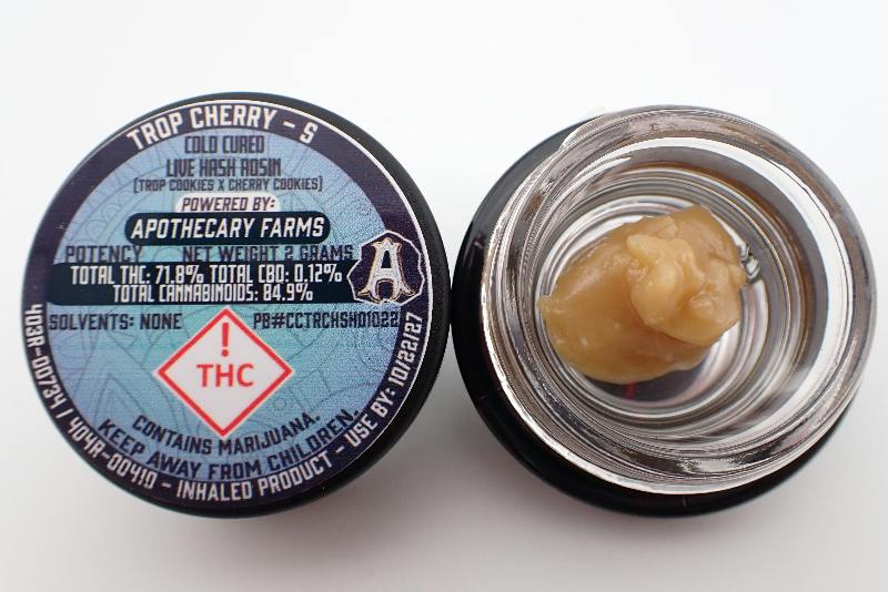 Trop Cherry Live Hash Rosin - S 2G
