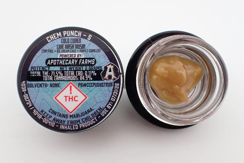 Chem Punch Live Hash Rosin - S 2G