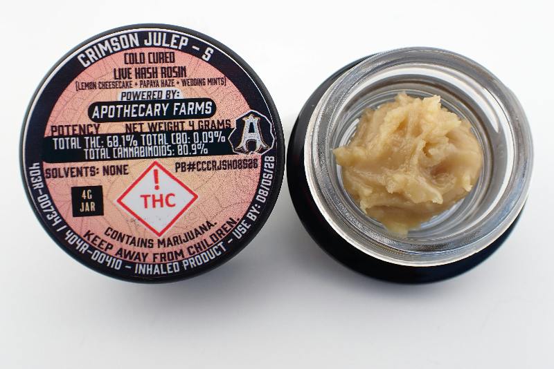 Crimson Julep Live Hash Rosin Baller - S 4G