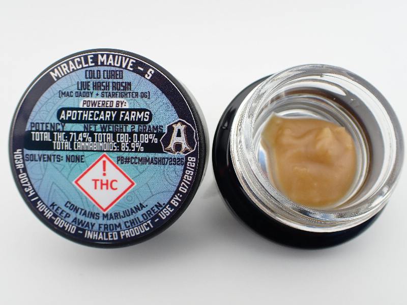 Miracle Mauve Live Hash Rosin - S 2G