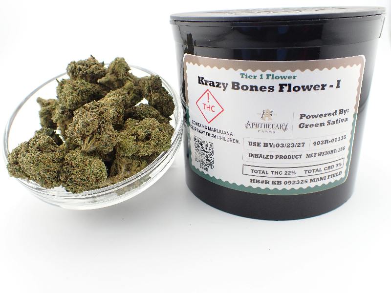 Krazy Bones Tier 1 Flower - I 28G