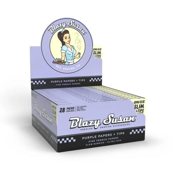 Purple Paper King Size Slim