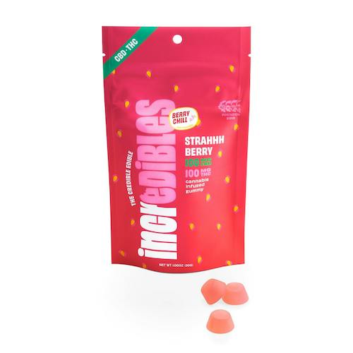 Incredibles 1:1 Strahhh Berry Gummies 100mg (10ct)