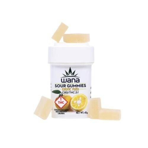 WANA 2:1 Yuzu Hybrid Gummies 100mg (10ct)