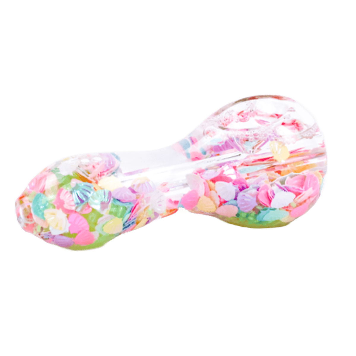 4 Glow Tide Seashell Freezable Spoon Asst Colors