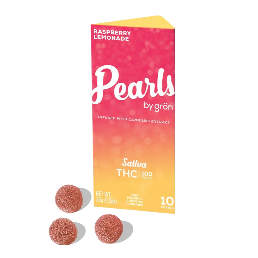 Raspberry Lemonade: RASPBERRY LEMONADE GUMMIES 100MG THC 10 PACK