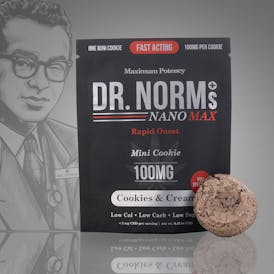 Dr. Norm's | Cookies & Cream Fast-Acting Nano MAX Cookie | 100mg