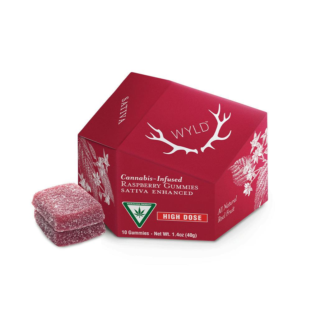 Wyld - Raspberry - 200mg Gummies (10x20mg)