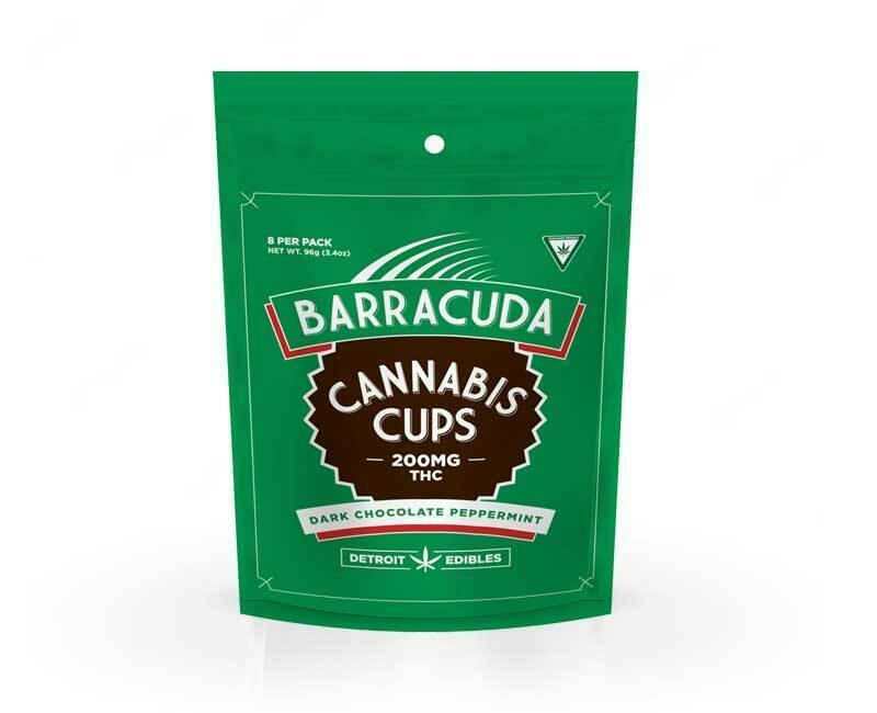 Barracuda 200mg Cups Dark Chocolate Peppermint