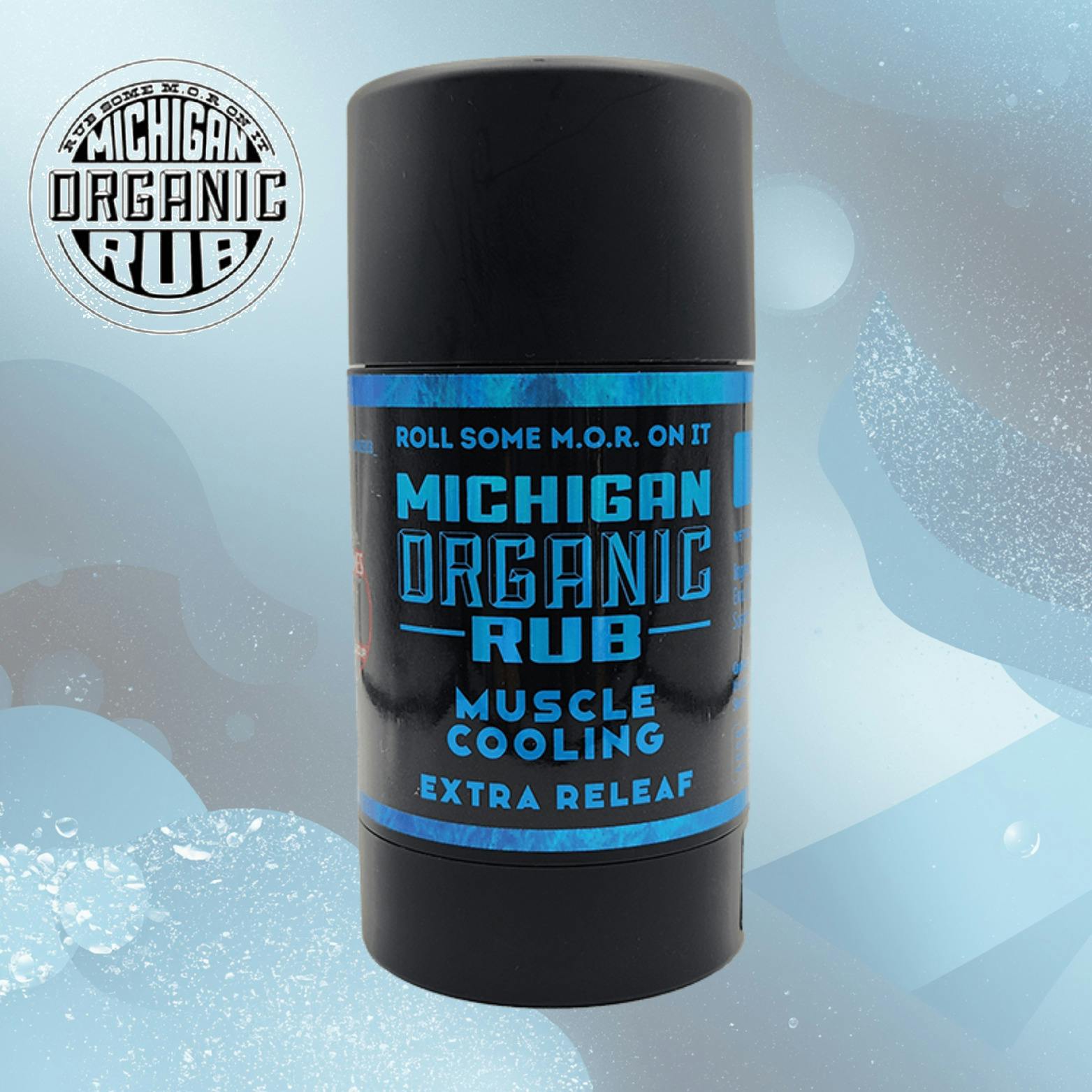 Michigan Organic Rub 1000mg 3oz Roll On CBD Muscle Cooling