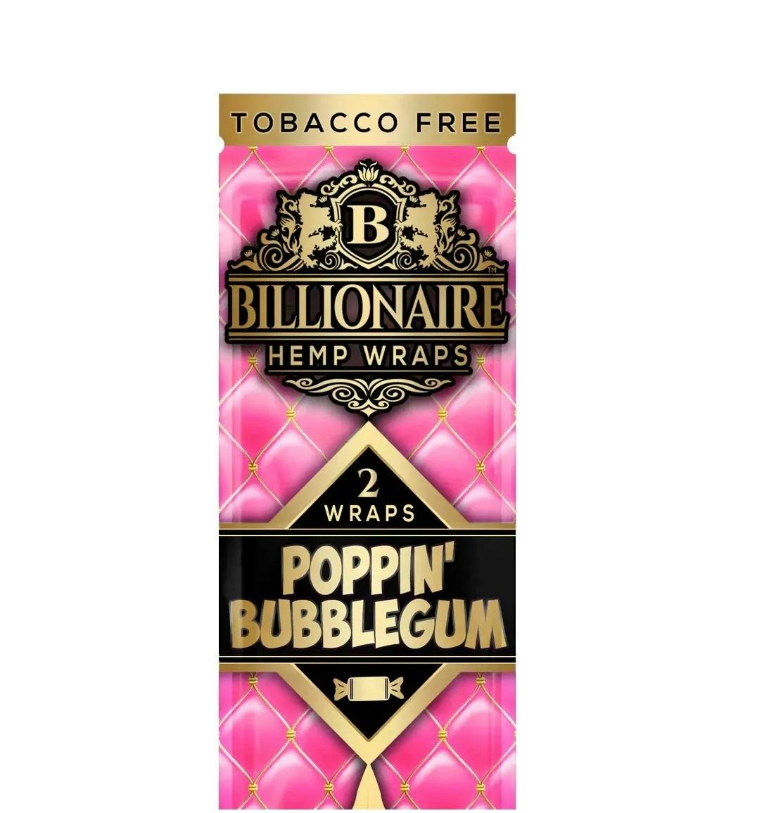 Poppin' Bubblegum Billionaire Hemp Wraps 2pk