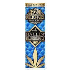 Ballin' Blueberry Billionaire Hemp Wraps 2pk