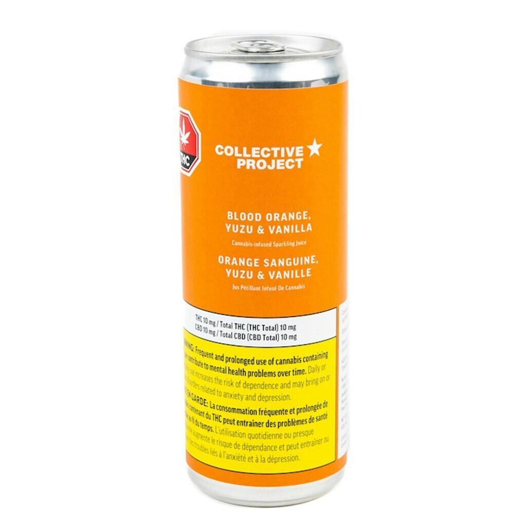 Collective Project - Blood Orange Yuzu & Vanilla Sparkling Juice - Blend - 1x355ml