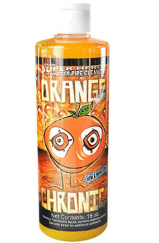 Orange Chronic Bong Cleaner - Super Hero - 16oz